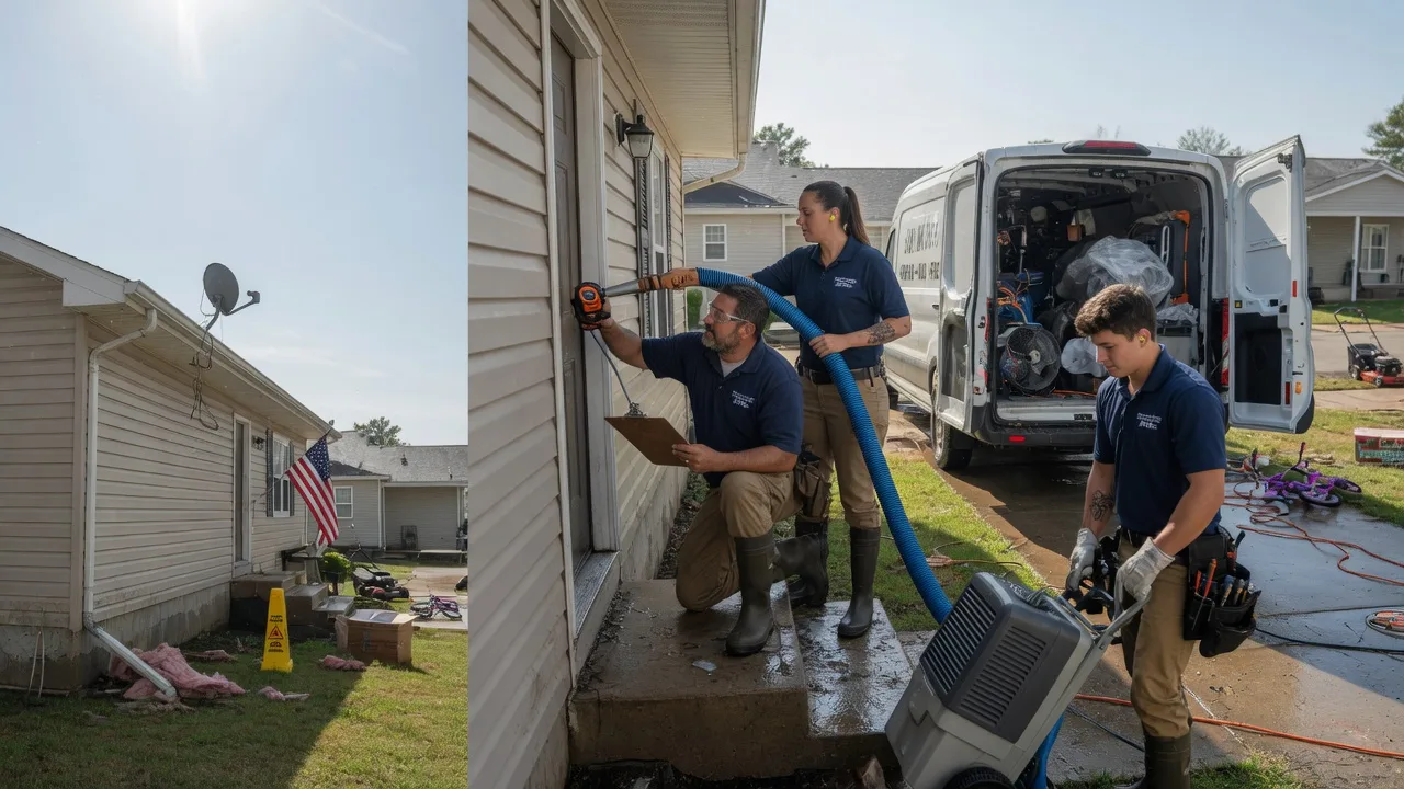 Ceiling Water Damage Restoration in Woodland, MS near me